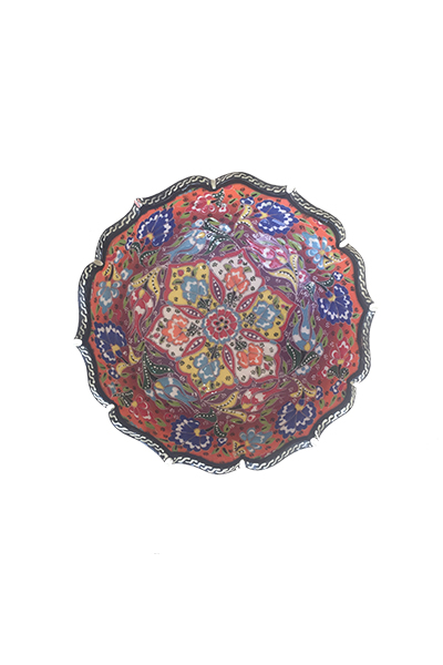 Relief Footed Bowl - 20 cm